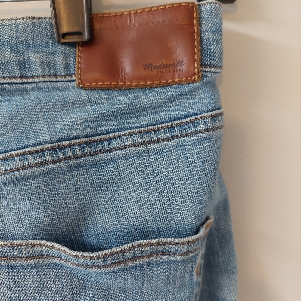 Madewell Denim Blue Jeans Pants Distressed High Riser Skinny Women Size 27 - Picture 10 of 10